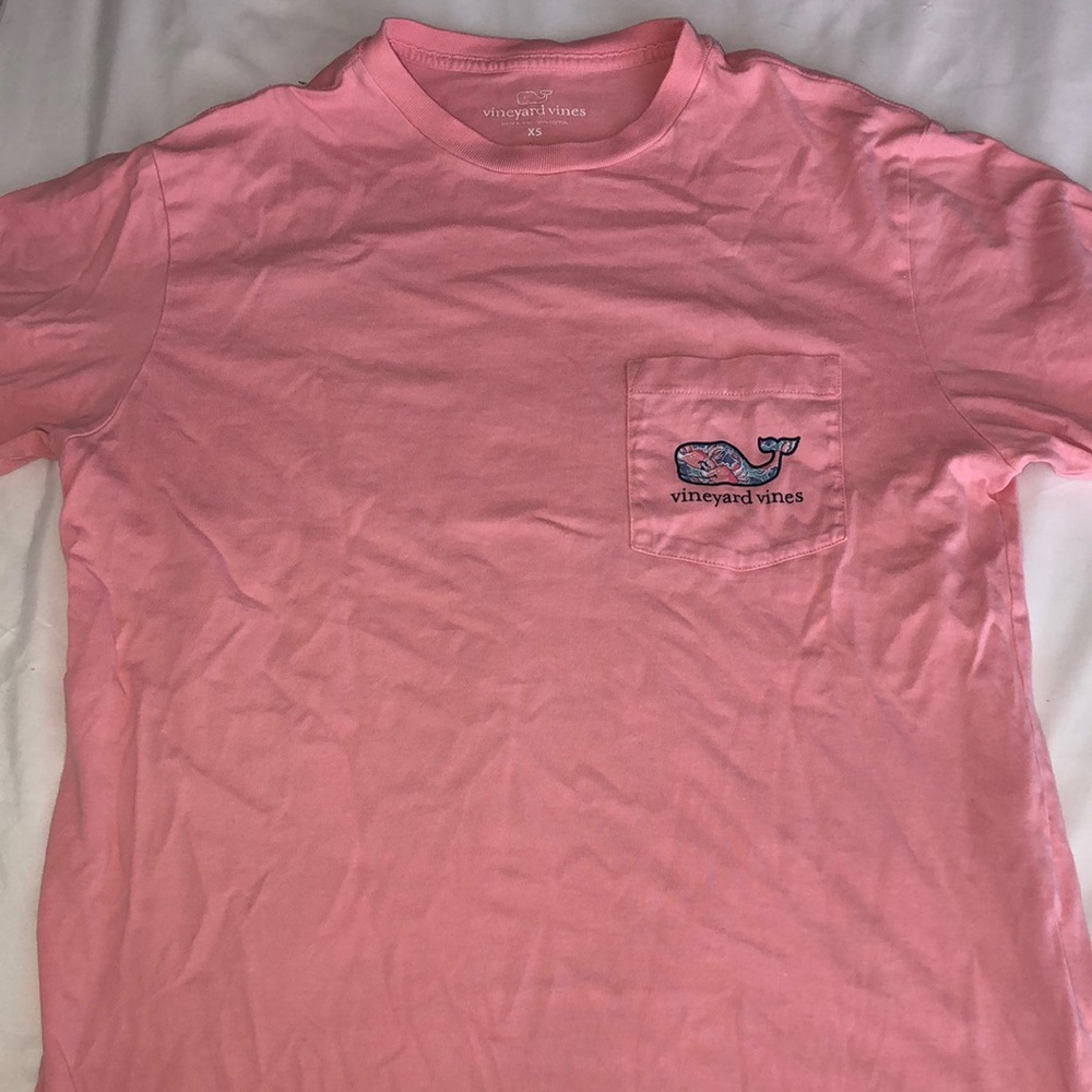 Pink/Coral Vineyards Vine Shirt